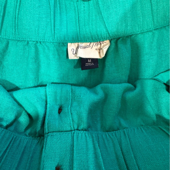 Universal Thread Green Button-Down Women's Skirt - Picture 4 of 6